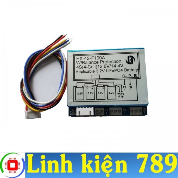 Mạch điều khiển sạc ắc quy 14.6V 4S 3.2V 100A V3